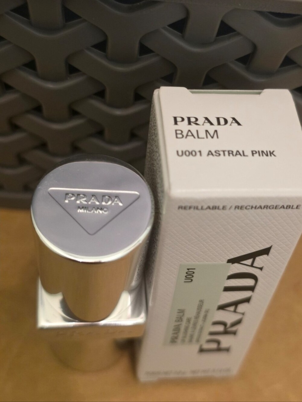Prada Blushing Care lip balm Color U001 - ASTRAL PINK. BNIB - Picture 5 of 8